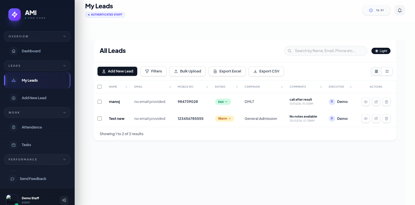 Lead Management